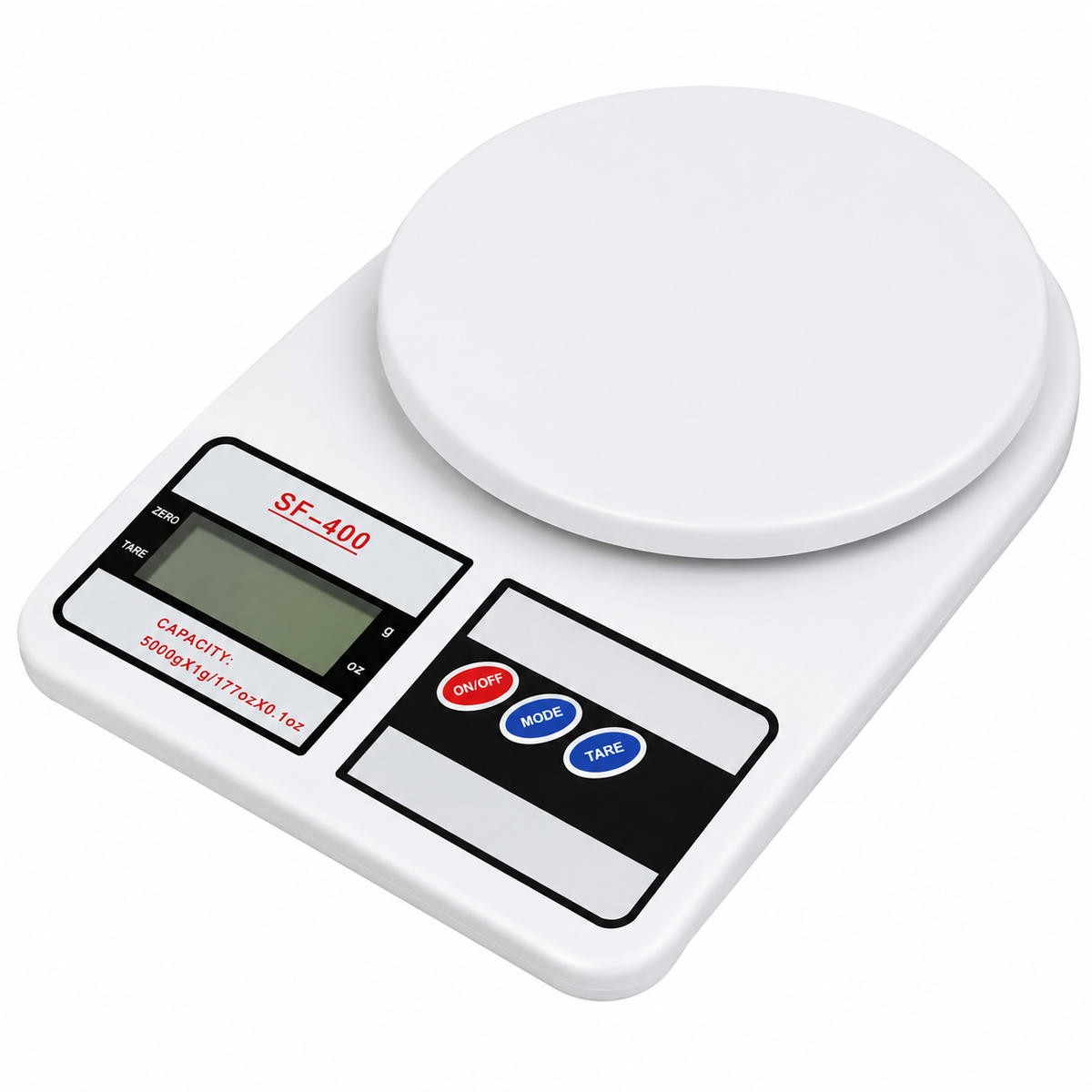Premium Digital Kitchen Weighing Scale SF-400 | High Precision LCD Food Scale | 10KG Capacity | Tare Function
